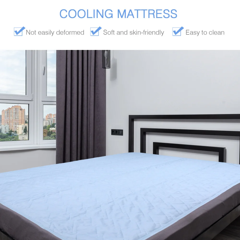 

Cooling Ice Pad Bed Washable Rapid Cooling Cushion Mat for Living Room