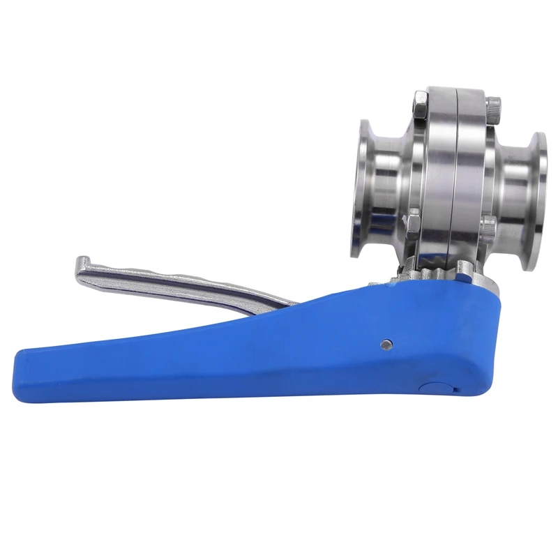 

1-1/2 inch 38mm SS304 Stainless Steel Sanitary 1.5 inch Tri Clamp Butterfly Valve Squeeze Trigger for Homebrew Dairy Product