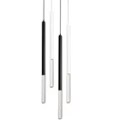 Светодиодная Подвесная лампа с монолитным блоком светодиодов, цилиндрическая трубка 1 дюйм, домашняя Подвесная лампа для столовой, гостиной, бара, кафе, висячий светильник, кухонная лампа