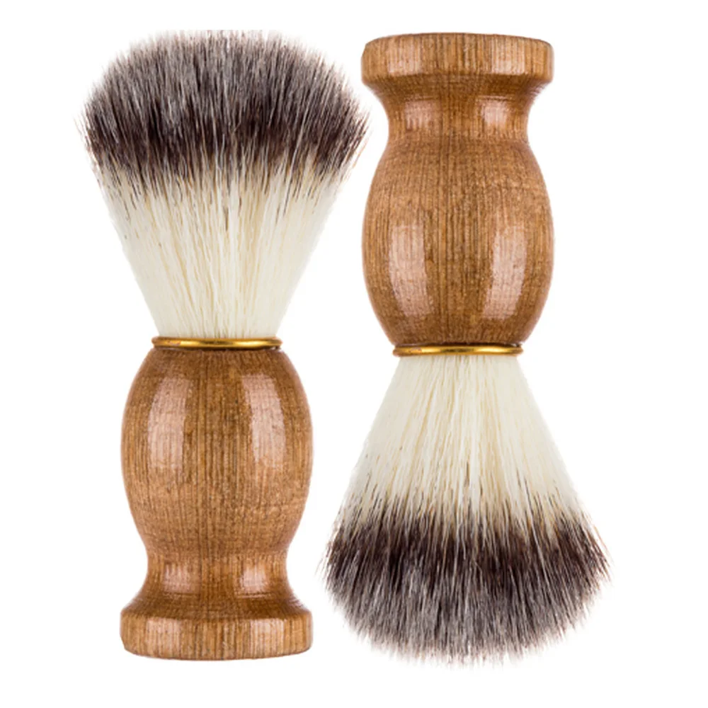 Мужская кисть для бритья из шерсти барсука салонная щетка чистки лица и бороды