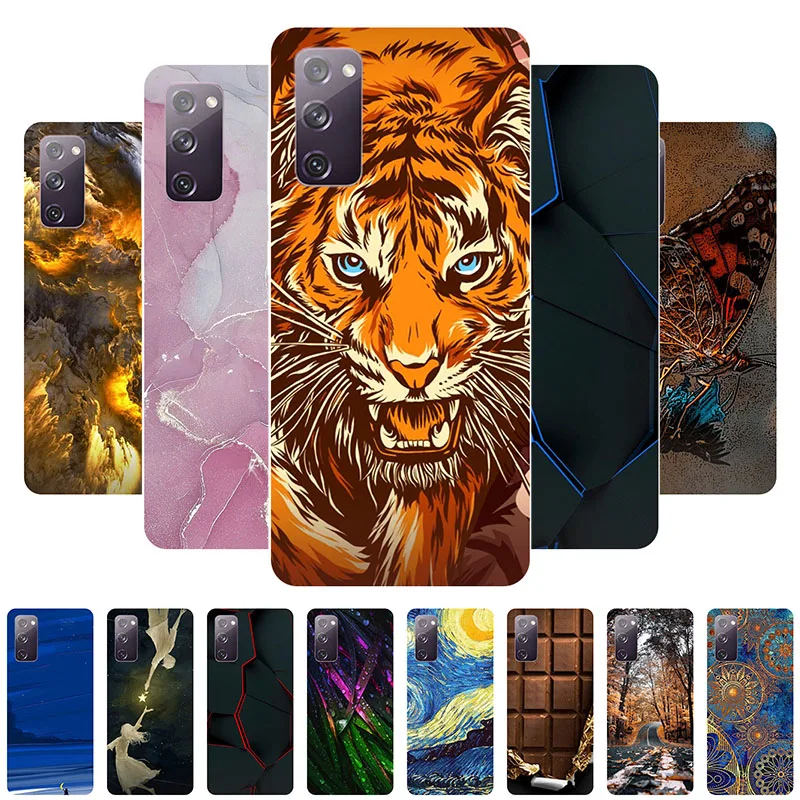 

For Samsung S20 FE 5G Case Soft TPU Tiger Back Cover Case For Samsung Galaxy S20 FE Silicone Case Funda For Galaxy S20FE S 20 FE
