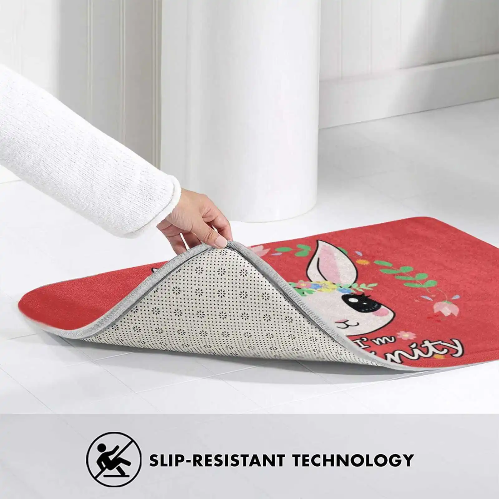 Мягкая подушка Я единорог кролик домашний ковер дверной коврик автомобильный