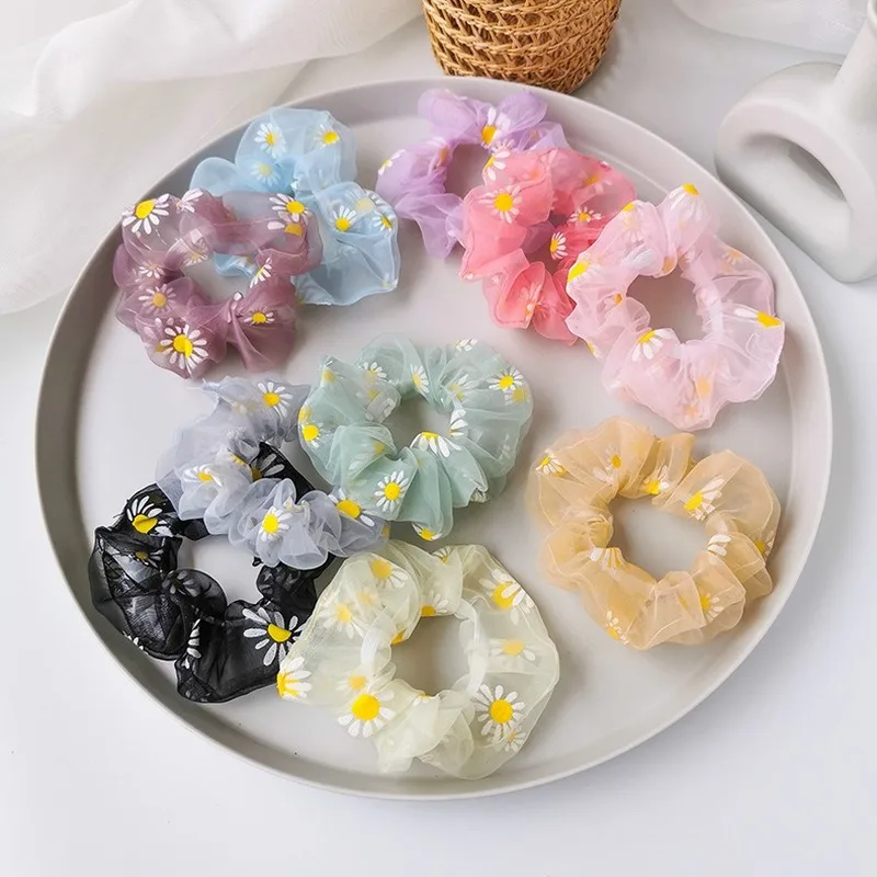 

Mesh Daisy Hairband Sweet Girl Hair Ties Female Hair Accessories Headdress