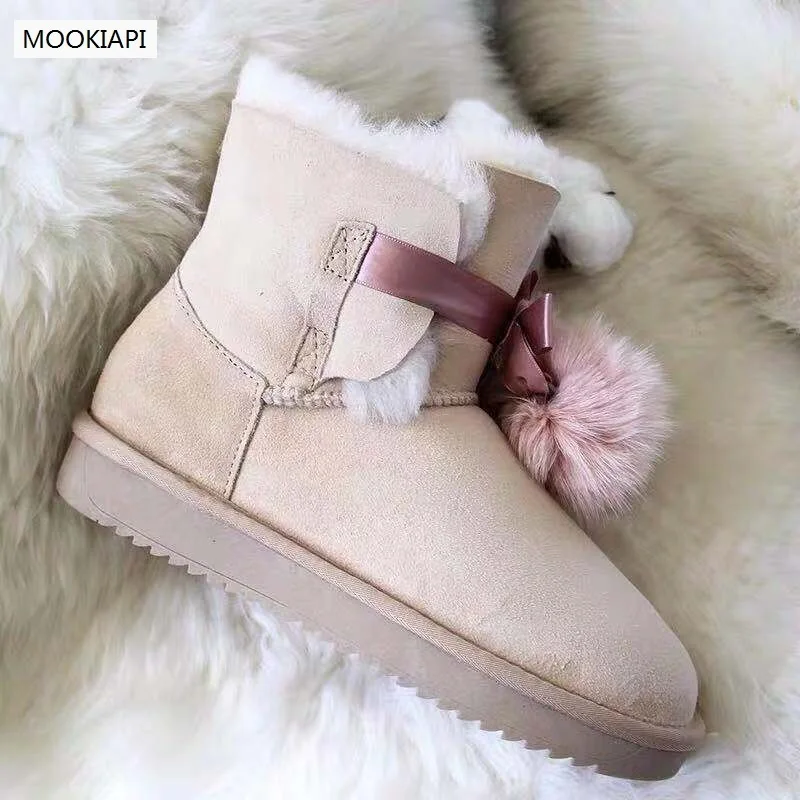 Австралийские зимние ботинки наивысшего качества 2019 г. Натуральная овчина