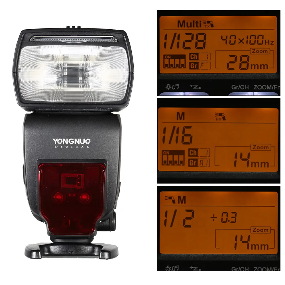 Беспроводная вспышка YONGNUO YN660 2 4 ггц GN66 Master Slave flash Speedlite для DSLR-камер | Электроника
