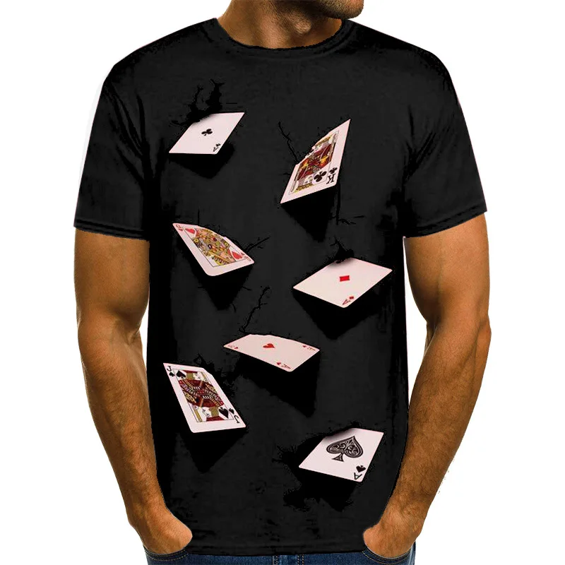 

Men's T-shirt Harajuku Oversized Casual T-shirt 3D Printing Anime Graphic T-shirt Hip Hop Fitness Sports Sweat-absorbent Top
