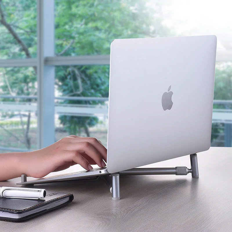 Smoying-Складная подставка для ноутбука алюминиевая регулируемая охлаждающая MacBook