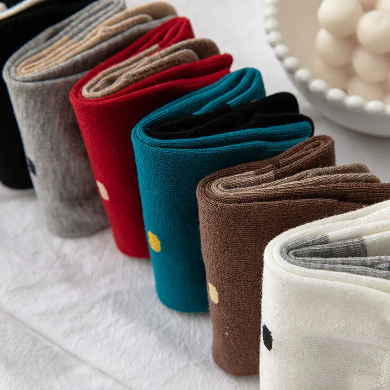 Теплые носки с принтом кошек разрезом милые женские носки-шлепанцы носки-кимоно