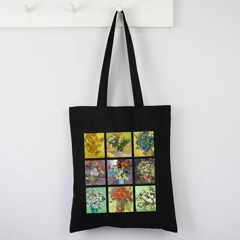 

Van Gogh Flower Graphic Tees Kawaii Clothes Vincent Van Gogh Tshirts Vintage Woman 2021 Nature Classic Women Sexy Tops M