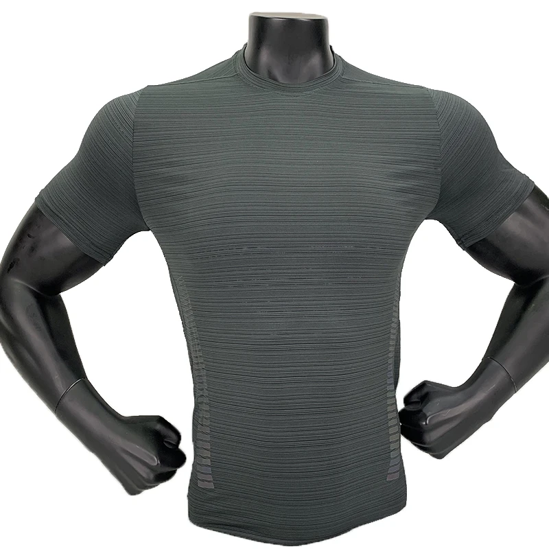 Мужские футболки для тренировок и бега Компрессионные спортивные с коротким