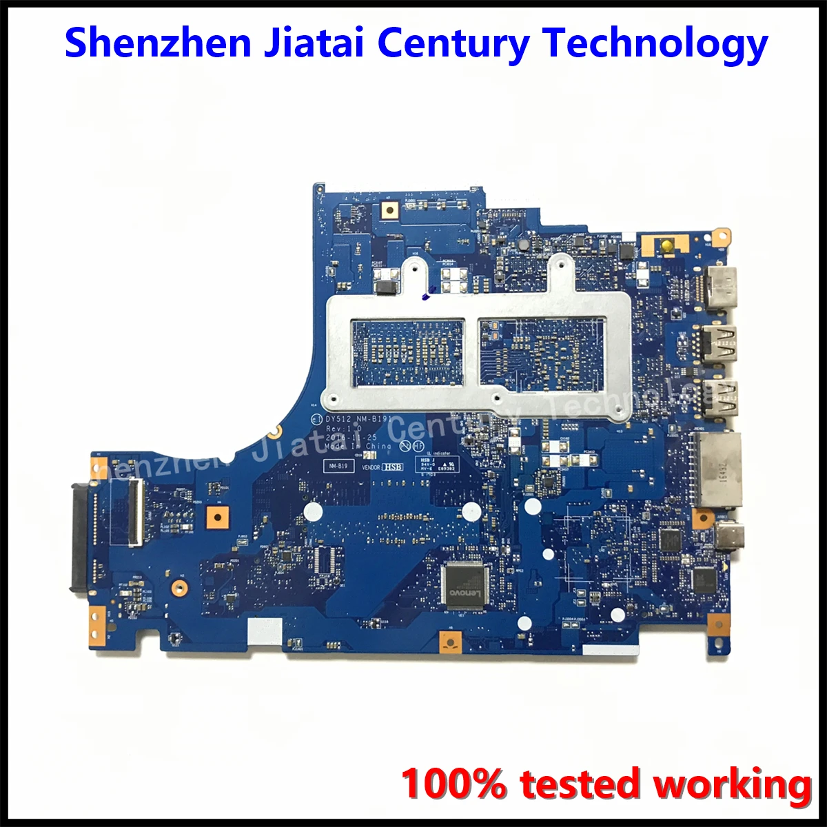 Billig DY512 NM-B191 Für Lenovo Legion Y520-15IKBN Motherboard 5B20N00280 I7-7700HQ 2,8 GHz CPU GTX 1050Ti GPU 100% Echtem Arbeits