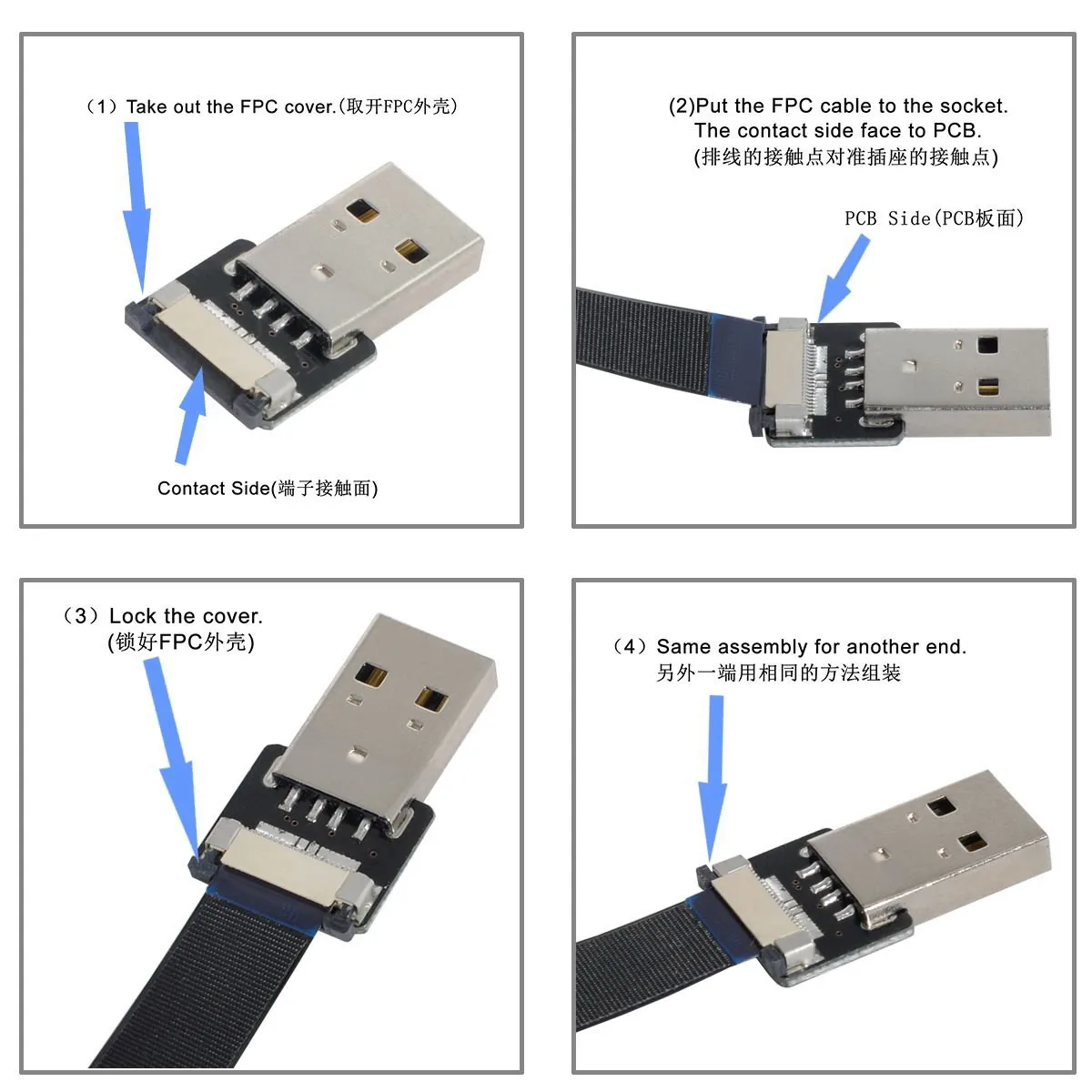 USB 2 0 Тип-Папа-папа Micro 5Pin или передачи данных со штекером на плоской подошве