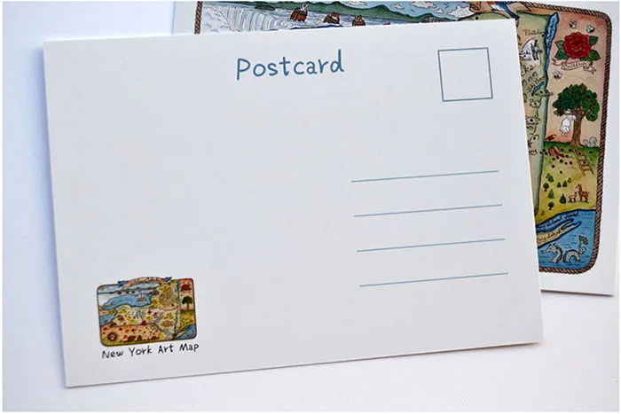 Художественная Нью-Йоркская карта записываемая Классическая винтажная