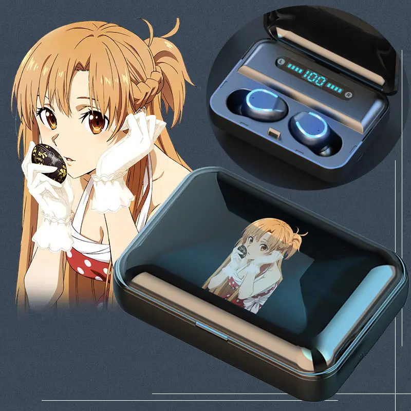 

Bluetooth-наушники Kirigaya Kazuto Yuuki костюм Asuna для косплея (костюмированных игр) для Android, 5,0 HD, подарки для пар