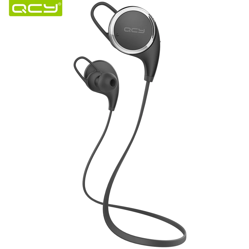 QCY QY8 Bluetooth наушники Беспроводная гарнитура стерео звук спортивные наушники с микрофоном и портативный чехол для хранения