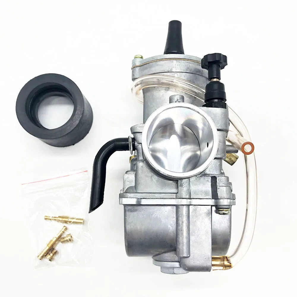

OKO KOSO Pwk 34mm Racing Flat Side Carburetor For Yamaha Kawasaki Suzuki Honda KTM125 KTM150 KTM175 KTM200