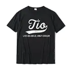 Мужская забавная футболка Tio Gift как дядюшка, модная мужская футболка, дешевые хлопковые повседневные футболки