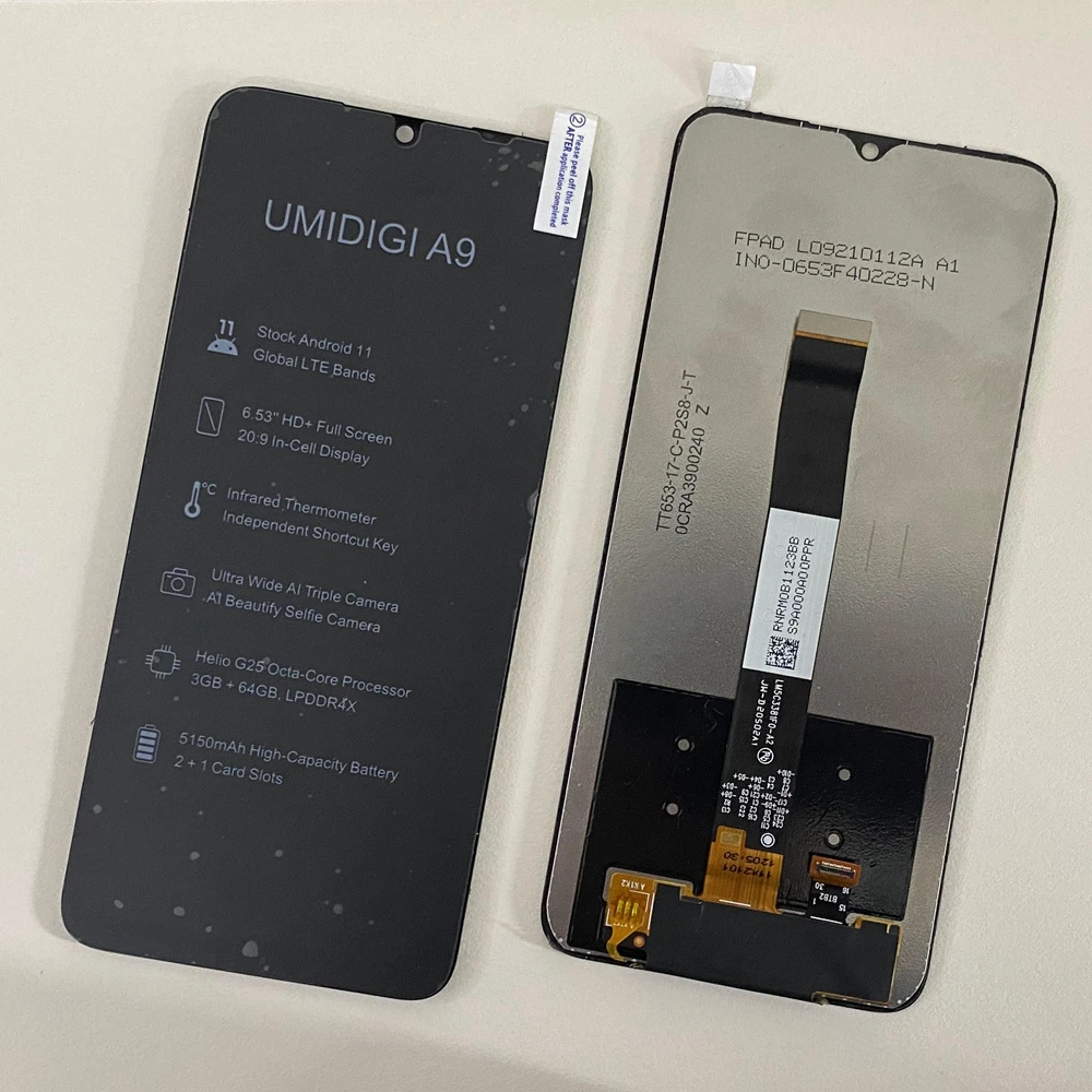 UMIDIGI-pantalla LCD A9 Original de 6,53 ", montaje de digitalizador con pantalla t&aacute;ctil, repuesto para Sensor LCD A9 + herramientas-0