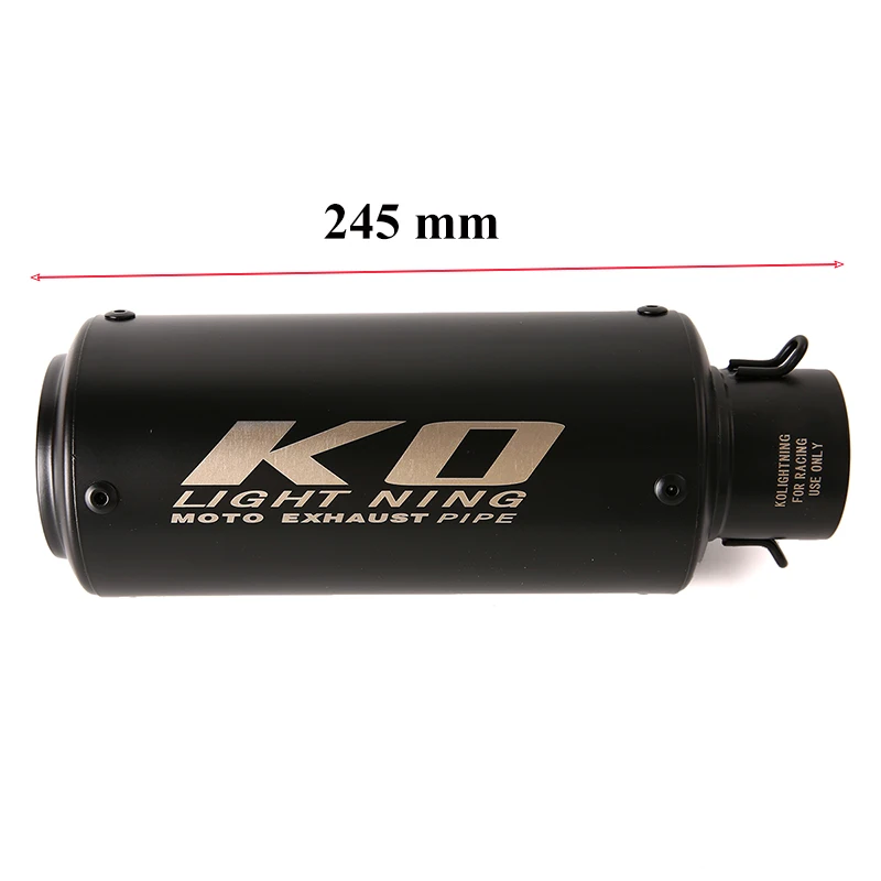 

38-51mm Motorcycle Universal Exhaust Muffler Pipe Stainless Steel Exhasut Muffler Tips Scooter ATV Bike Exhaust System Modified