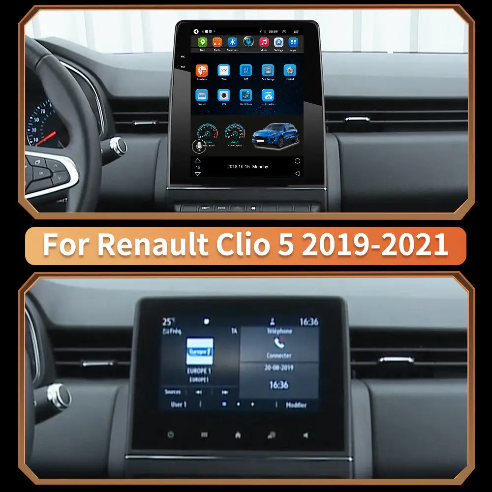 Автомагнитола на Android 10 мультимедийный видеоплеер для Renault CLIo5 CLIo 5 2019 2020 2021