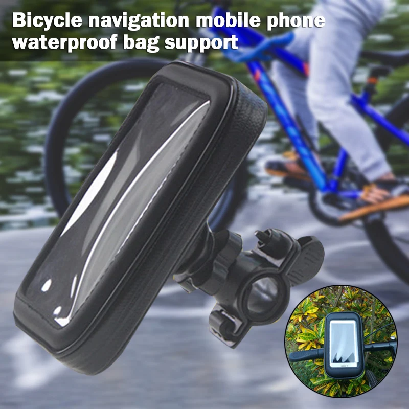 

NEW Universal Bicycle Mobile Phone Bracket Mountain Bike Bike Navigation Smart Phone Holder Waterproof