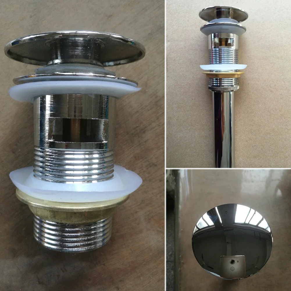 Переливное отверстие заглушка для раковины кнопка вверх кран цинковый сплав