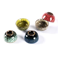 4pcs tea cup set chinese teacups crackle glaze kung fu tea cup set ceramic teacup set european cute tea bowls small