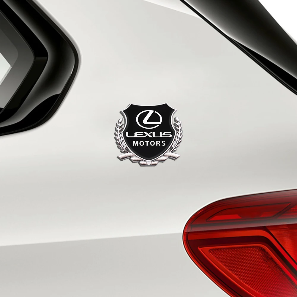 2 шт. металлические автомобильные 3d-наклейки герб для Lexus GS IS LS RX NX IS250 IS200 IS300 RX330 RX350