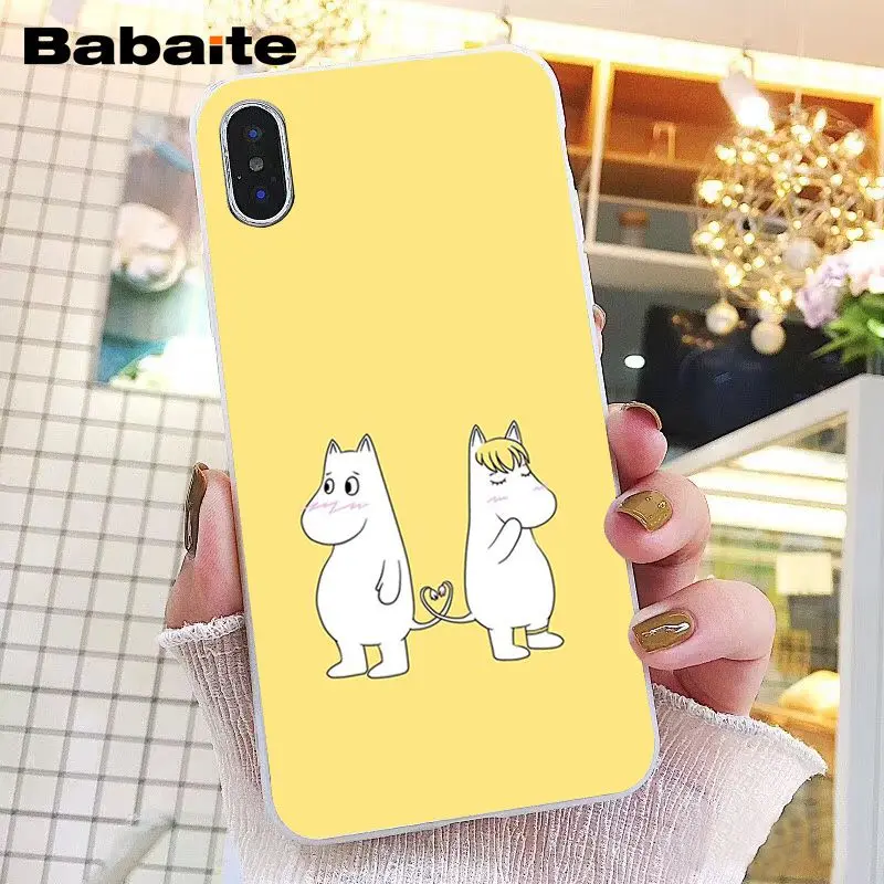 Babaite мультфильм милый Муми-Тролль Бегемот чехол для телефона для iphone 11 Pro 11Pro Max 8 7 6 6S Plus X XS MAX 5 5S SE XR