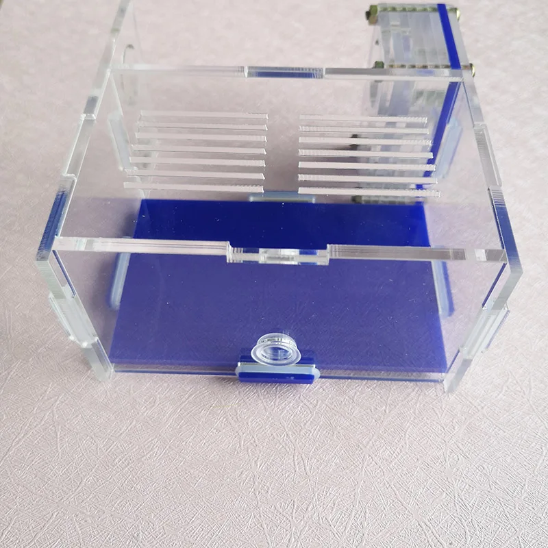 Муравей мастерская двойной пробирки гнездо Новое заднее ПЭТ муравей 18 мм Калибр