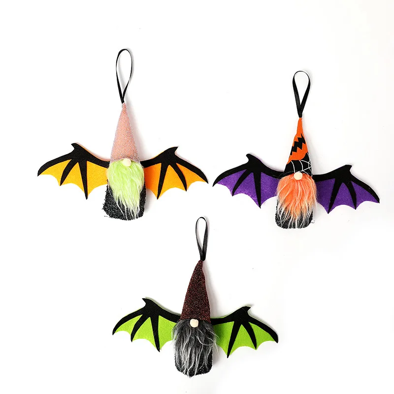 

Куклы на Хэллоуин, куклы без лица с крыльями летучей мыши, подвесные кулоны, товары для праздничной вечеринки и косплея, куклы для украшения ...