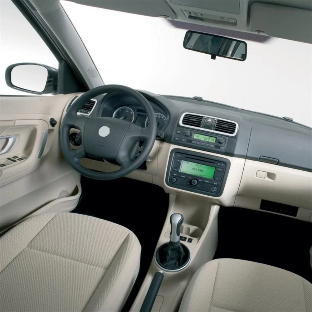 Рычаг переключения передач 5 скоростей с кожаным чехлом для Skoda Roomster 2006 2007 2008 2009