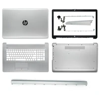 original new for hp pavilion 17 by 17 ca case laptop lcd back coverfront bezelpalmrestbottom casehinges silver l22499 001