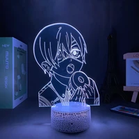 anime black butler 3d lamp for bedroom decor nightlight birthday gift led night light bedside manga gadget black butler