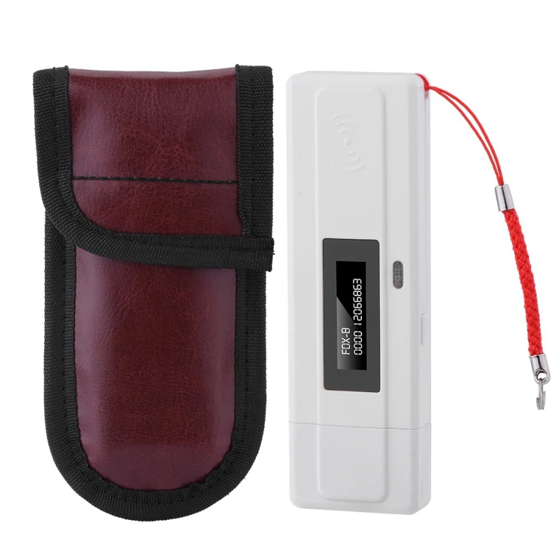 Перезаряжаемый ISO11784/85 OLED дисплей экран USB FDX-B мини-чип ID ридер EMID сканер