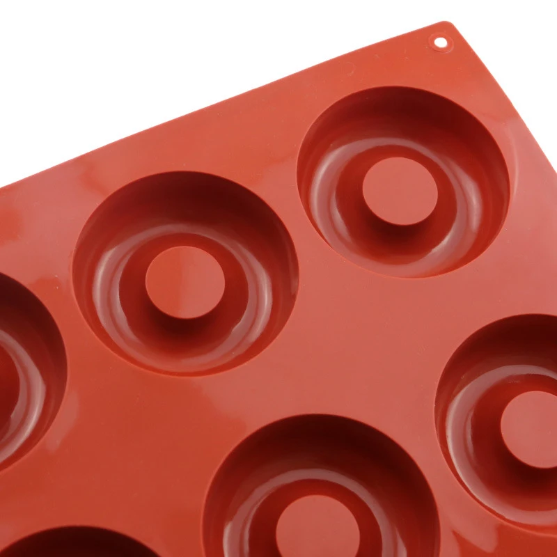 

8 Cavity Donuts Silicone Cake Mold for Chocolate Mousse Jelly Pudding Ice Cream Bread Pastry Dessert Bakeware Decorating Tools