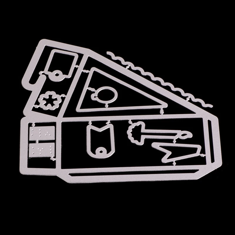 Metal Cutting Dies Candy Gift Wedding cake Box For Scrapbooking Embossing Decorative Crafts Diy Paper Cards New | Дом и сад