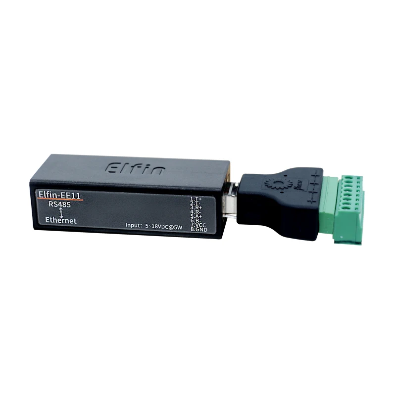 HF Elfin EE11 последовательный мини сервер RS485 для Ethernet Modbus TCP HTTP RJ45 конвертер со
