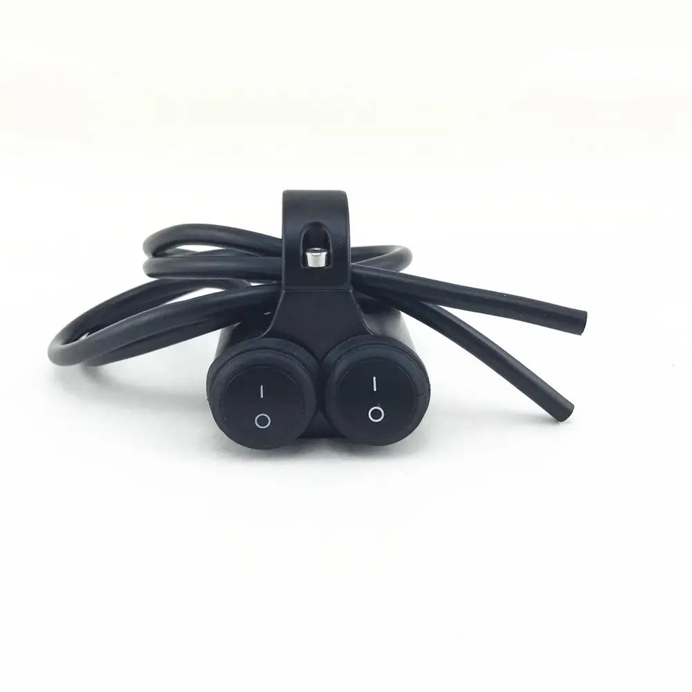 

Rocker Handlebar Switch Waterproof Motorbike 22mm 7/8in Alloy Headlight