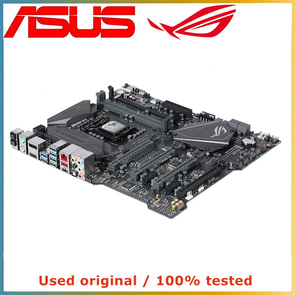 For Intel Z270 LGA 1151 CPU ASUS ROG MAXIMUS IX APEX Motherboard Computer Socket LGA1151 DDR4 Used Desktop Mainboard | Компьютеры и