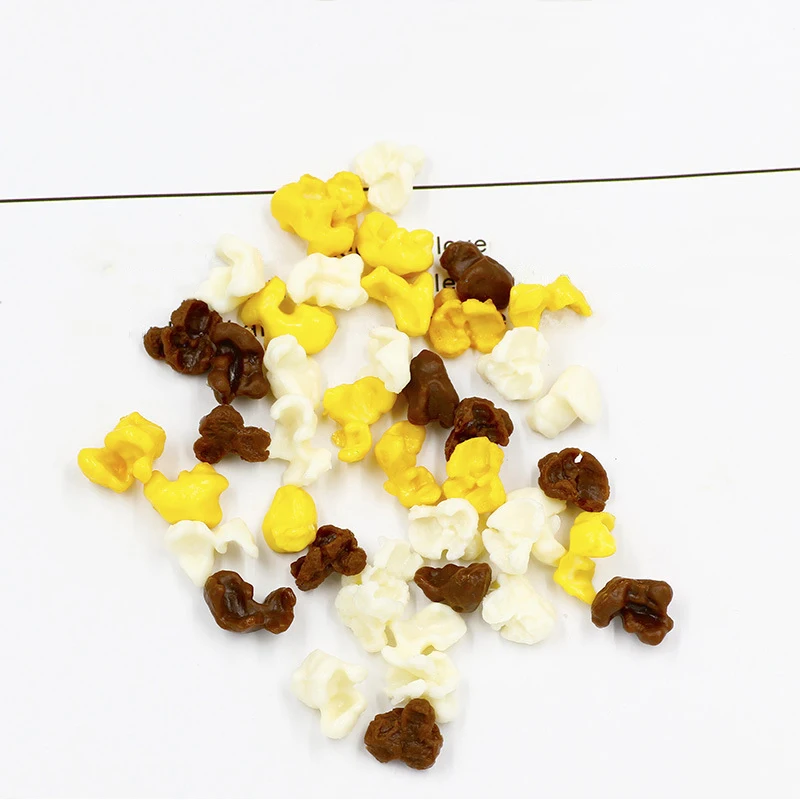 Artificial Popcorn DIY Simulated Food Play Decorations Creative Fake Popcorn Christmas Festival Party Home Decor Supplies