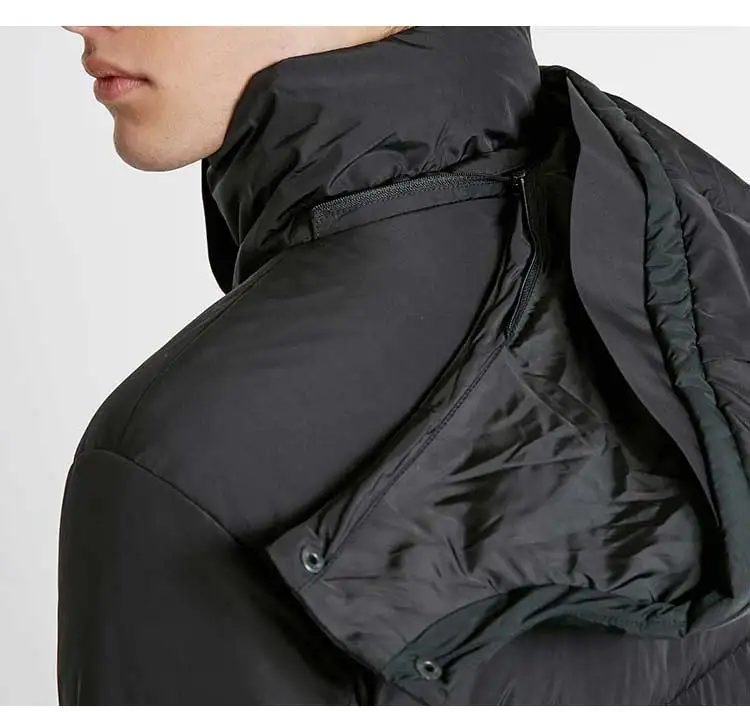 JackJones зимняя мужская трендовая пуховая куртка с капюшоном Модная парка пальто мужская одежда 218412511