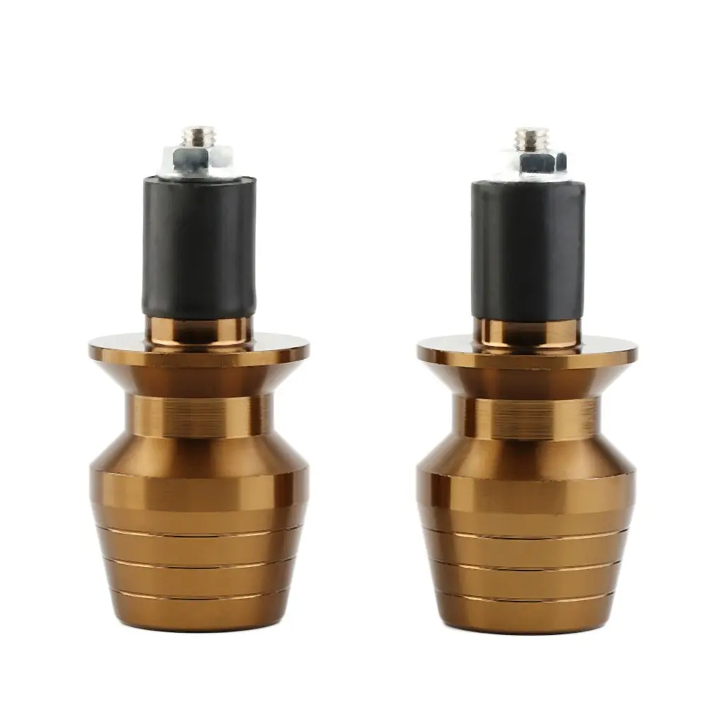 

2 шт. универсальные наконечники Руля Мотоцикла захват грузики анти-вибрация заглушка Ручные захваты стержень заглушки части