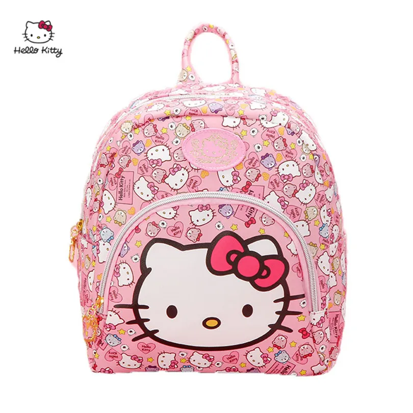 Популярный детский мини рюкзак HELLO KITTY женская сумка для отпуска из искусственной