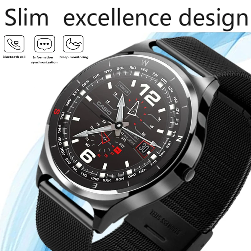 Новая мода браслет крутой стиль смарт часы колонка с bluetooth каналом/телефонным