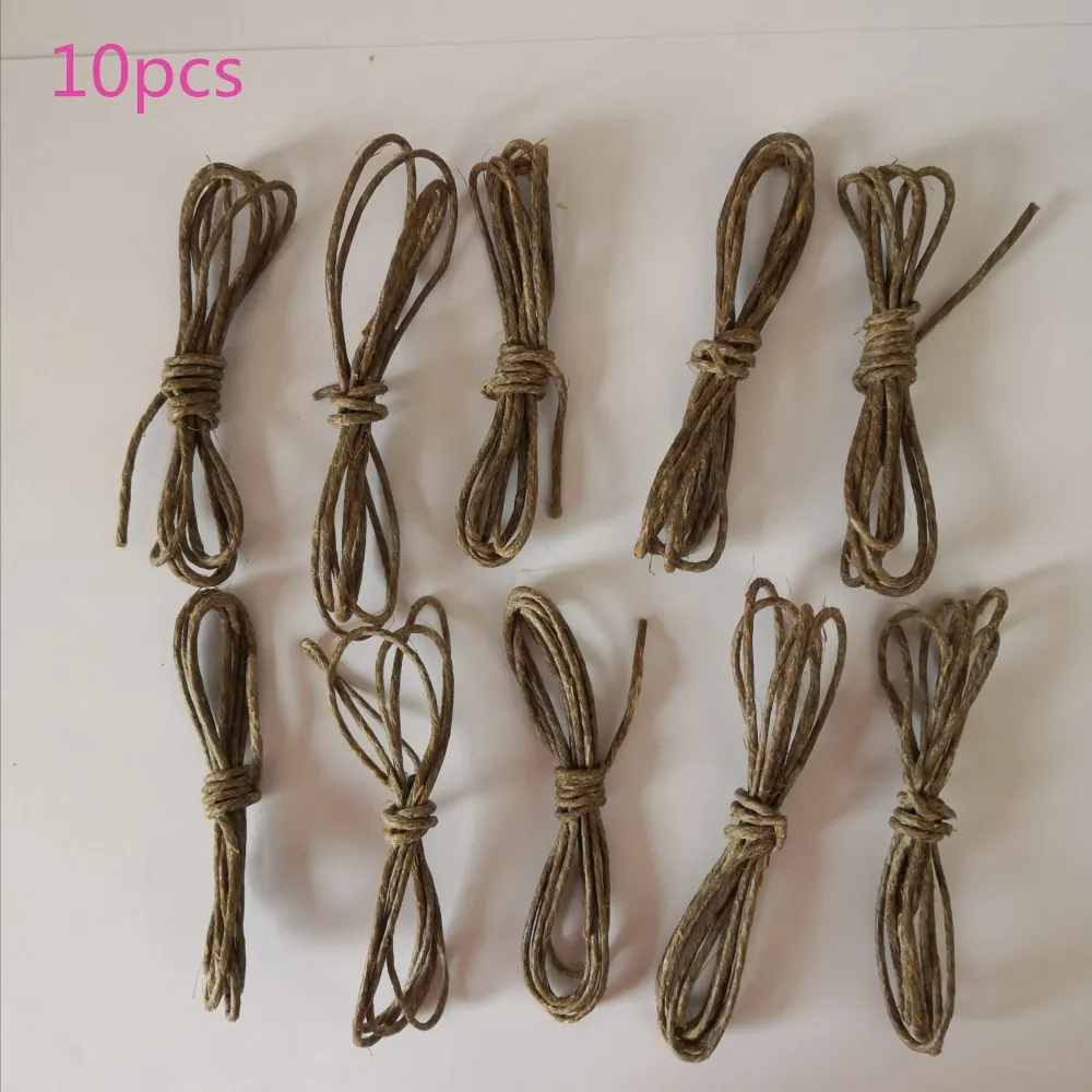 Фитиль пчеловощеной конопли пеньковый шпагат натуральная конопляная веревка