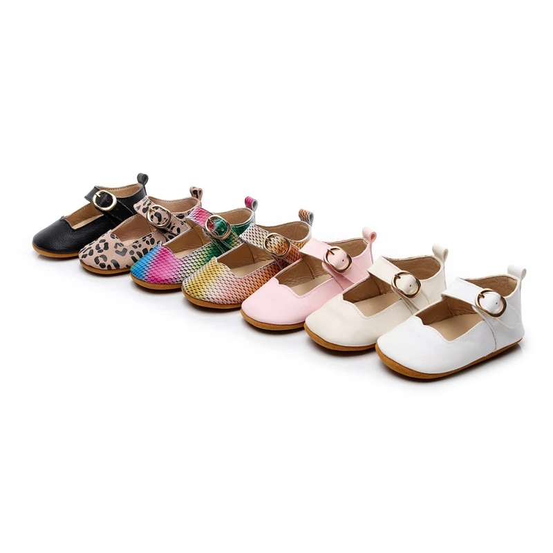

Newborn Baby Girls Shoes PU leather Buckle First Walkers 7 Colors Princess Walking Shoes Anti-Slip Casual Sneakers