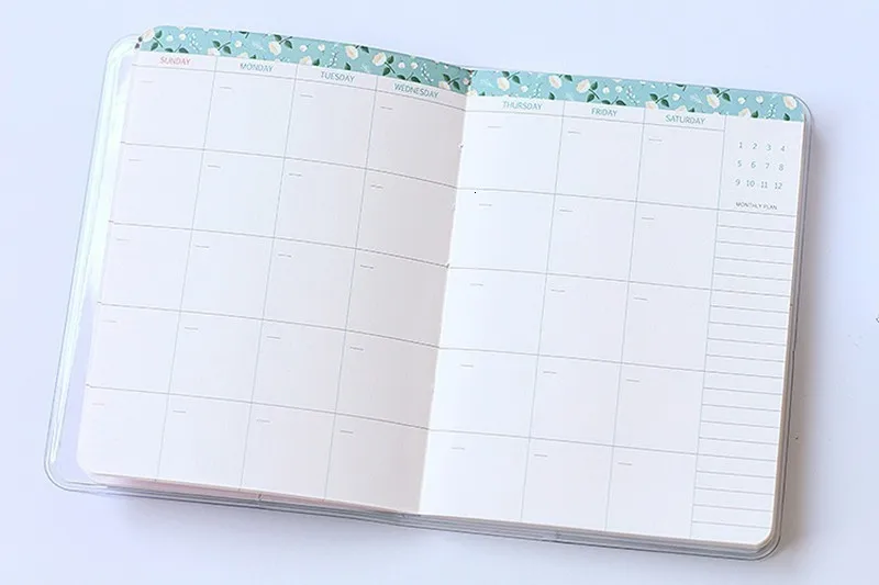 1 шт. A6 Kawaii PVC блокнот Bullet Journal Sketchbook милый дневник еженедельник блокнот офисные школьные канцелярские принадлежности 016033