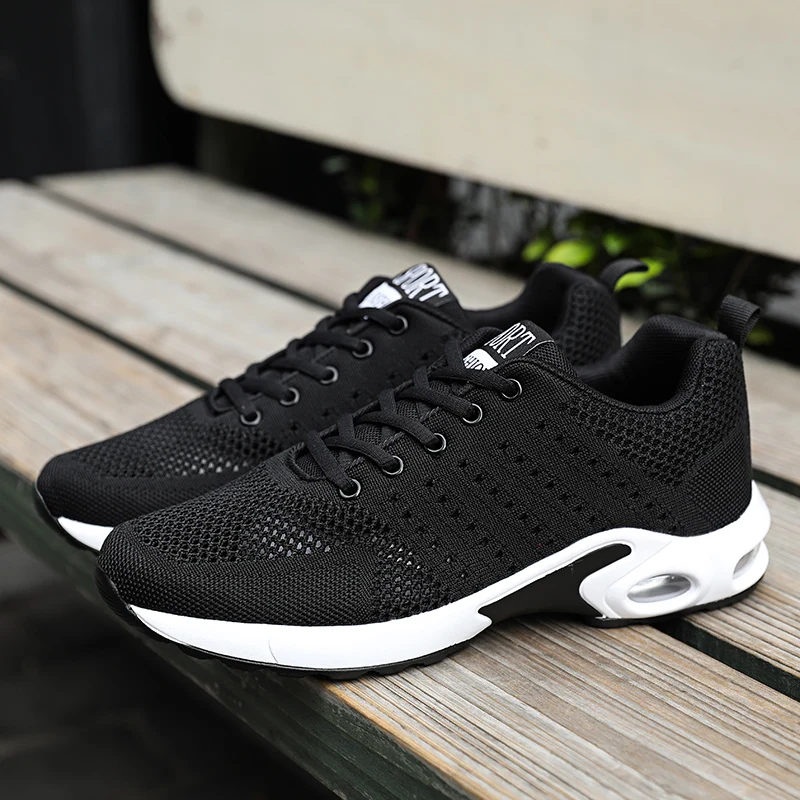 

White Sneakers Women Running Shoes Men Fashion Outdoor Walking Air Cushioning Woman Sport Mens Athletic Sneaker