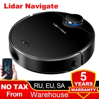 liectroux zk901 lidar robot vacuum cleanerlaser navigationmappingbreakpoint resume clean6500pa suctionvoicecontrolwet mop